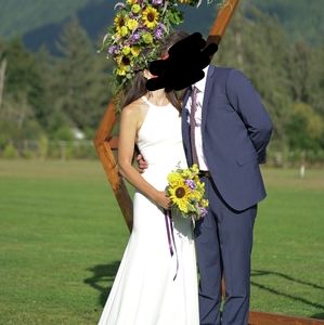 Jenny Yoo Shipley Gown size 4 tailored